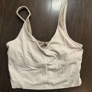 White Align Lululemon Tank